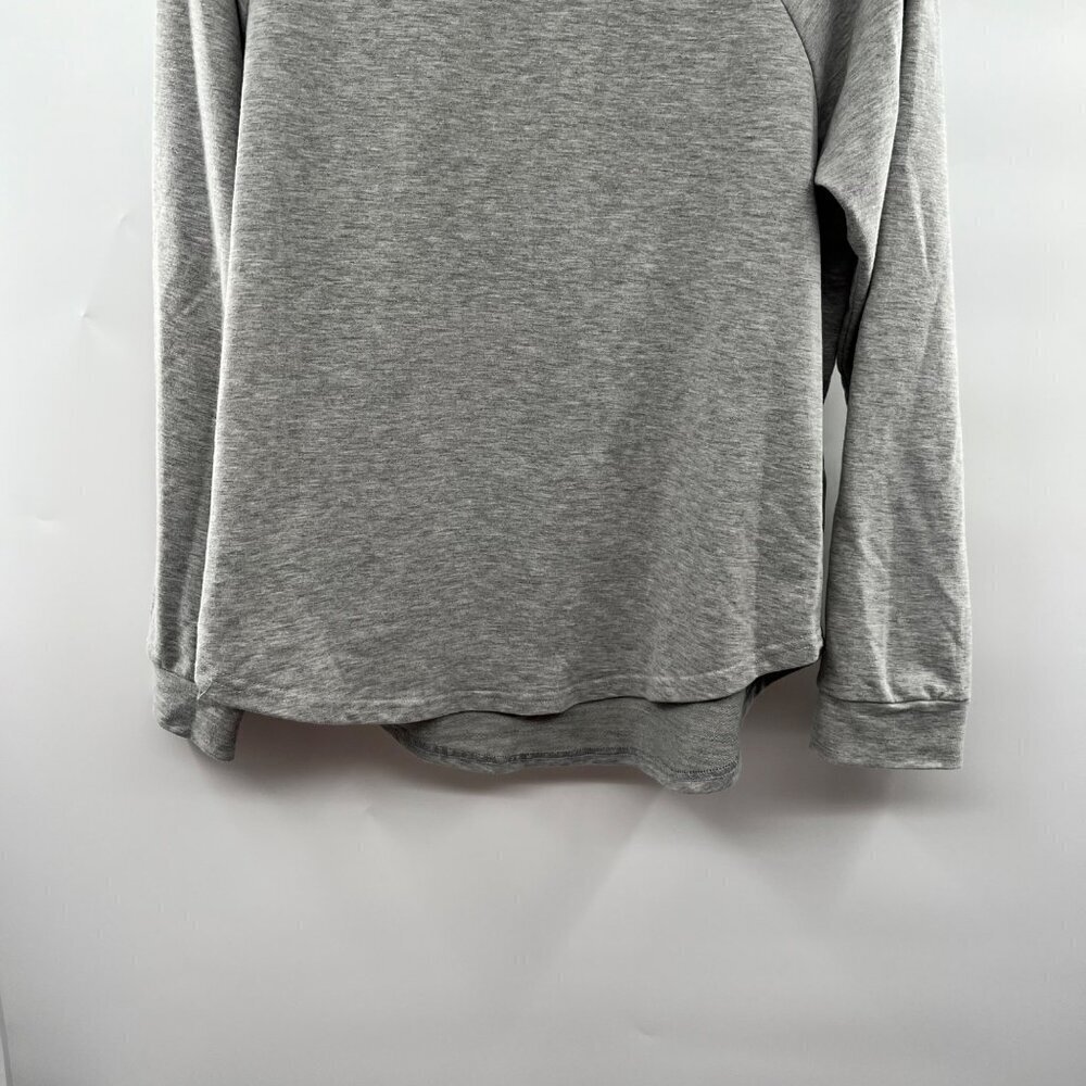 Ecowish Women's Pullover Sweatshirt Gray Size Large Long Sleeve - Picture 5 of 9